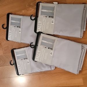 grommet curtain panels 4 total Beautiful color stunning designs brand new